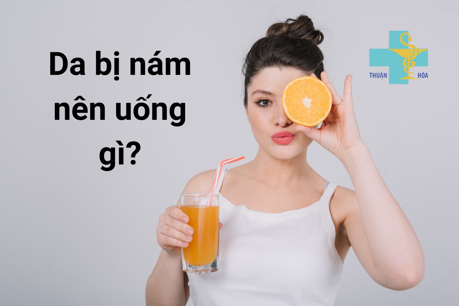 da bị nám nên uống gì