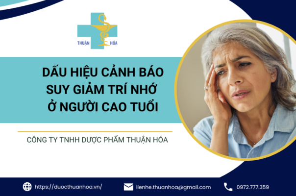 Suy giảm trí nhớ ở người cao tuổi