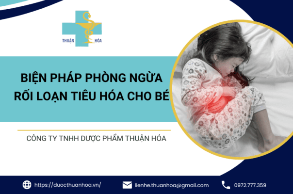 phòng gừa rối loạn tiêu hóa cho bé