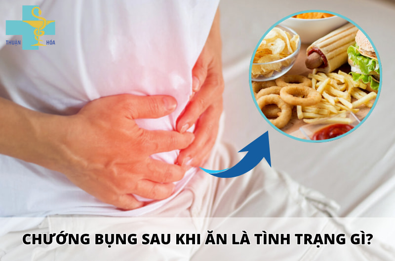 ăn xong bị chướng bụng