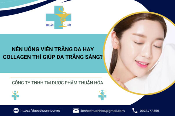 Thumbnail viên uống trắng da và collagen