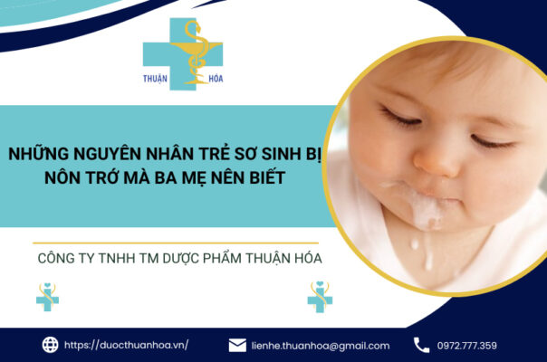 thumbnail nguyên nhân trẻ sơ sinh bị nôn trớ