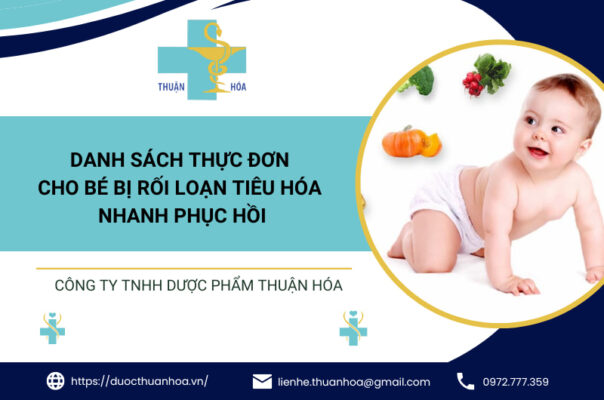 Thumbnail thực đơn cho bé rối loạn tiêu hóa