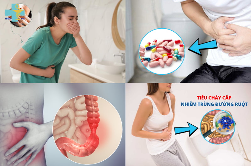 người lớn đi ngoài nhiều lần trong ngày