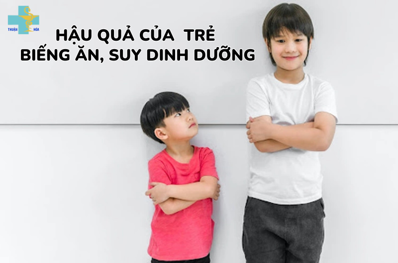 hậu quả của trẻ biếng ăn