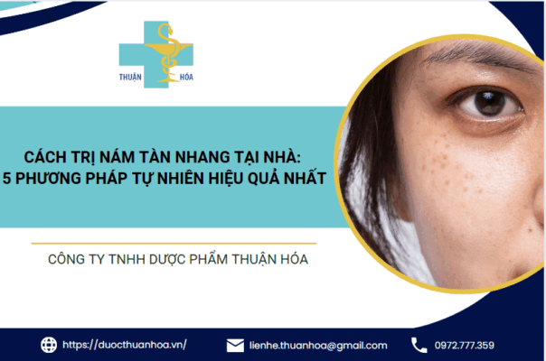 Cách trị tàn nhang tại nhà