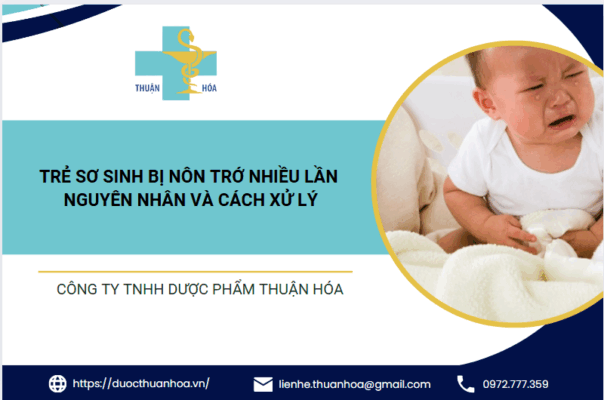 Trẻ sơ sinh bị nôn trớ