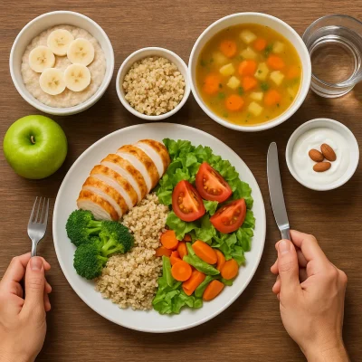 Điều chỉnh thực đơn ăn uống