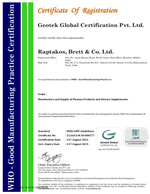 Chứng nhận và giải thưởng 4 GMP NEO pdf
