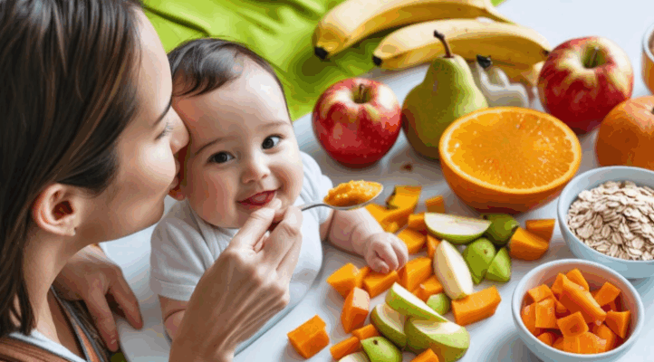 5 mẹo hay xử lý táo bón tại nhà cho bé 3 Bổ sung thực phẩm để giảm táo bón