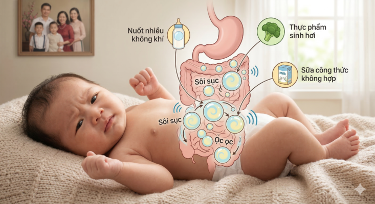 Nguyên nhân bị sôi bụng