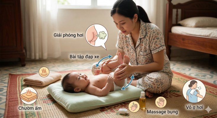 Cách xử lí khi bị sôi bụng
