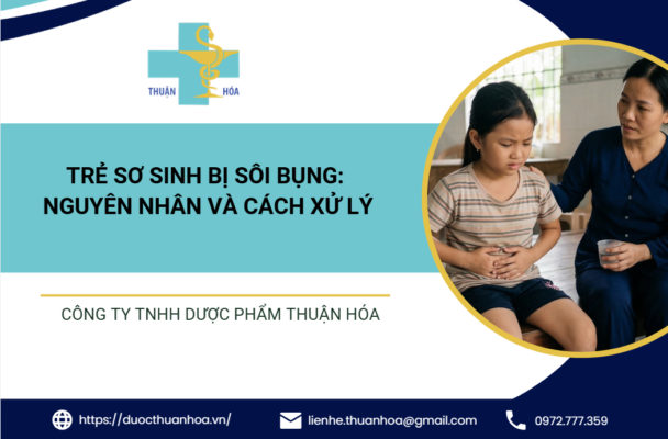Trẻ sơ sinh bị sôi bụng